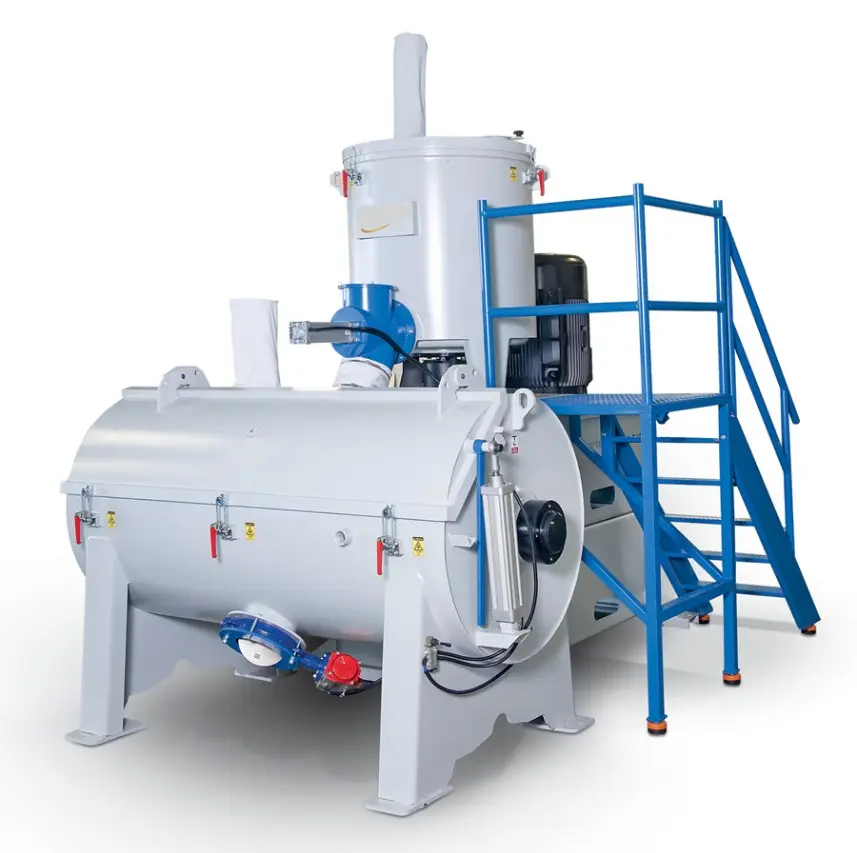 Horizontal Vertical Type Heater Cooler Combination PVC Mixer from 100kg to 600kg All Capacities from TURKEY