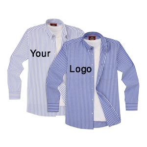 Haute qualité 100% coton hommes Anti-rides respirant formel à manches longues chemises nouveau Style à la mode automne grande taille - Product Image 5