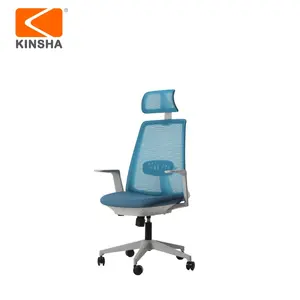 Il più nuovo fornitore di sedie dirette di fabbrica moderna sedia da ufficio ergonomica per Computer con schienale alto confortevole per lunghe ore
