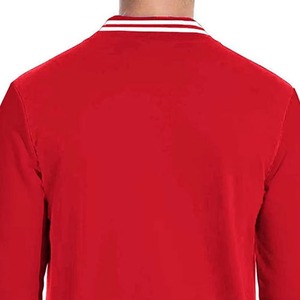 Nouvelles vestes universitaires personnalisées OEM de haute qualité, vente en gros, respirantes, séchage rapide, grandes tailles, vestes d'hiver en laine et cuir pour hommes - Product Image 4