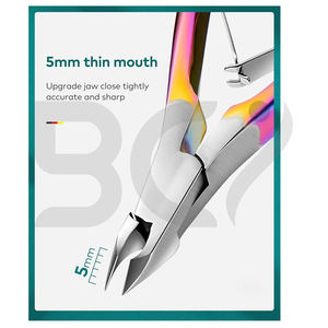 Juego de Cortaúñas de Acero Inoxidable Antideslizante de la Más Alta Calidad 2025, con Abertura de Mandíbula Ancha y Cuchilla Curva para Manicura y Pedicura - Product Image 3