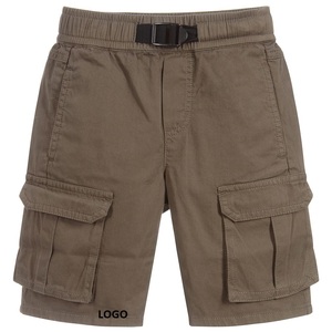 Pantalones cortos de carga transpirables hasta la rodilla para hombre, diseño personalizado, gimnasio y deportes, entrenamiento físico, equipo para correr, patrón sólido, hecho en fábrica - Product Image 3