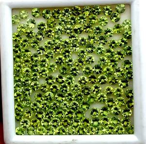 2mm Natural <b>Peridot</b> Round Cut Loose Gemstones <b>Peridot</b> Faceted Calibrated Stone Beads for Jewelry Making By Manufacturer Bulk - Product Image 2
