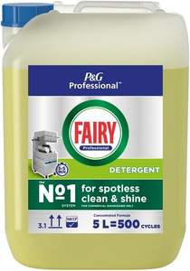 Detergente en Gel para Lavavajillas Comerciales, Todo en Uno, Aroma a Limón, 5 Litros - Product Image 6