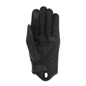 Men's Pure Black Perforated Premium Leather Motorbike Gloves Motorcycle Auto Racing Wear Genuine Leather Gloves For Men - Product Image 3