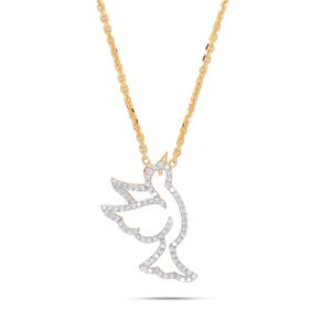 การออกแบบนกบินเพชรทรงกลมสำหรับผู้หญิง - Product Image 2