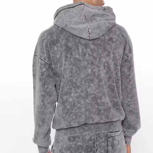 Sudadera con Capucha de Alta Calidad, Nueva Moda 2025, 100% Algodón/Poliéster, para Hombre, Diseño Único con Lavado Ácido, para Venta al por Mayor - Product Image 5
