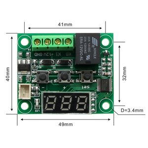 Module de contrôle de température mini thermostat AEK-Tech W1209 DC 12V -50 à 110°C en plastique OEM - Product Image 4
