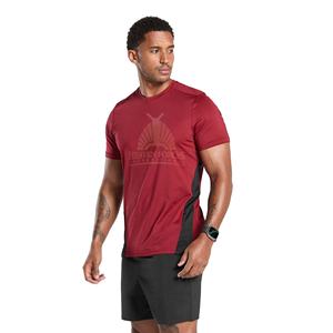 OEM Men's Gym Fitness Ringer T-Shirt 95% Modal 5% Spandex Classic Crew Neck Short Sleeve Casual Solid Pattern Workout Tee shirt - Product Image 4