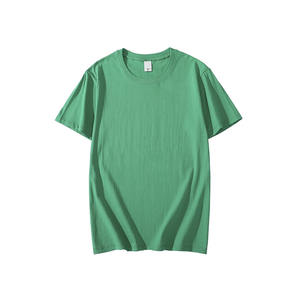 Mélange de coton Durable de haute qualité 230G T-shirt à manches courtes pour hommes couleur unie surdimensionné pour hommes femmes nouveauté - Product Image 3
