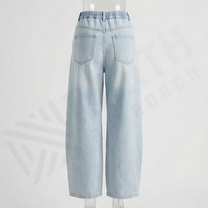 <b>Women</b> Banana Style Wide Leg <b>Jeans</b> High Waist <b>Vintage</b> Denim Nine Tenths Pants Fashion Casual Spring Autumn 2025 Premium Quality - Product Image 2