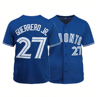 Camisetas de Béisbol Sublimadas con Botones Completos, Personalizadas OEM/ODM, Cuello en V, Secado Rápido, Poliéster, Pantalones Cortos de Entrenamiento, Tackle Twill Personalizado