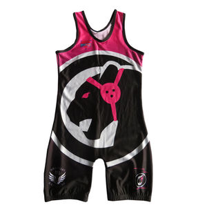 Camisetas Deportivas Personalizadas para Hombre, de Poliéster Azul Sublimado, de Secado Rápido, Uniformes de Lucha Libre Hechos a Medida - Product Image 4