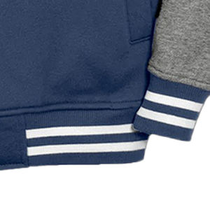 Veste universitaire personnalisée en gros 100% coton baseball universitaire unisexe - Product Image 6