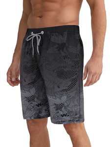 Short pour homme Short de bain léger en poly mélangé Short de bain à séchage rapide extensible dans 4 sens avec doublure de compression - Product Image 6