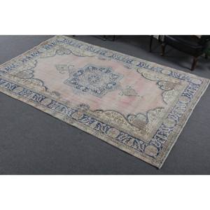 Tapis en laine beige bleu persan classique 6.6x10.3 pieds tapis turcs turcs support en Latex pour salon couloir 10mm en peluche - Product Image 2