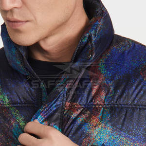 Chaqueta acolchada transpirable de calidad superior superventas Venta directa de fábrica con cuello levantado para invierno - Product Image 5