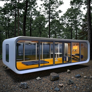 Casa Container Smontabile in <span class=keywords><strong>Vendita</strong></span>, Cabina Apple, Mini Casa per Officina all'Aperto, Caffetteria, Struttura in Acciaio per Villa - Product Image 1