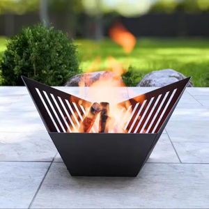 Custom Logo Modern Metal <b>Fire</b> <b>Pit</b> Natural <b>Gas</b> Outdoor Heating Long-Lasting Durable Steel Design Buyer Customization Options Bulk - Product Image 1