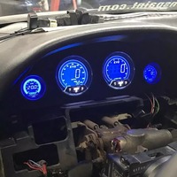 Nouveau compteur de vitesse numérique GPS 85 mm, fonction MPH, odomètre, plastique, 12 V, pour voitures, véhicules, remplacement