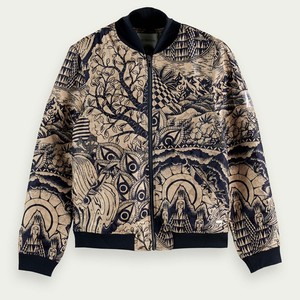 Chaquetas Varsity de Satén Hechas a Medida, Estilo Japonés Yokosuka, Populares, Sublimadas, Tallas Grandes, Hakuryu Sukajan, Venta al Por Mayor - Product Image 1