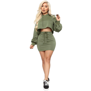 Nouveauté 100% coton femmes haut court à capuche haute qualité à manches longues décontracté mode vêtements pour l'hiver 2026 - Product Image 3