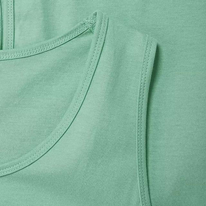 Débardeurs pour hommes très exigeants Logo personnalisé couleur unie Plus Szie col rond Fitness gilet respirant pas cher débardeurs en meilleure vente - Product Image 4