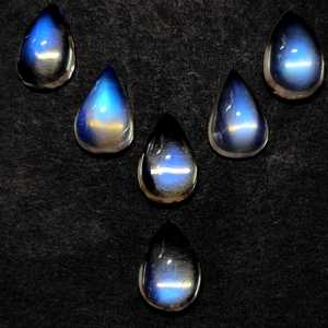 Blue Flashy Fire Rainbowมูนสโตนฟรีรูปร่างขนาดCabochonตัดมูนสโตนหลวมอัญมณีขายส่งราคาถูกมูนสโตน - Product Image 3