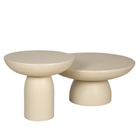 Ensemble de table basse d'extérieur moderne en ciment, fabriqué au Vietnam, avec mobilier de jardin, directement du fabricant
