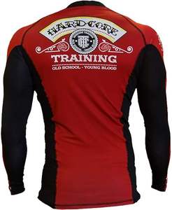 Camisa de compresión de alta calidad para hombre para deportes sublimación personalizada impresa Spandex secado rápido BJJ Rashguards largo transpirable - Product Image 6