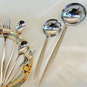 Juego de Cubiertos de Acero Inoxidable Hermoso y Llamativo para Regalos de Boda, Inauguración de Casa, Aniversario, Fiesta - Calidad Premium - Product Image 3