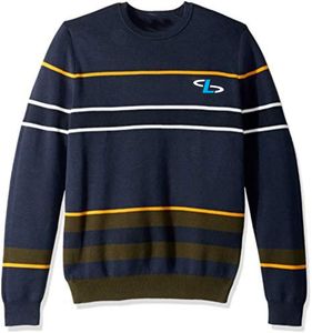 เสื้อสเวตเตอร์คอกลมสำหรับผู้ชายเสื้อสเวตเตอร์ผ้าฝ้ายแขนยาวเสื้อสเวตเตอร์แบบเรียบ2025คอกลมออกแบบได้ตามต้องการ - Product Image 1