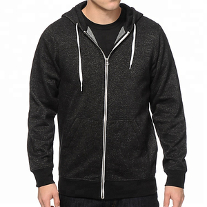 OEM Sweats à capuche unisexes à fermeture éclair 100% coton avec logo couleur personnalisé de haute qualité pour hommes - Product Image 1