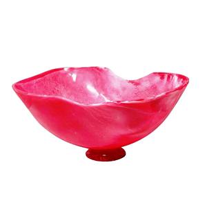 Cuencos Decorativos de Resina Hechos a Mano con Base Rosa de Forma Orgánica, Pulidos, Ecológicos, Aptos para Lavavajillas, Ideales para Fiestas y Bodas en Europa - Product Image 1