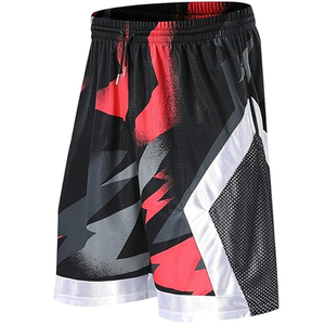 Nouveau short de basket-ball décontracté conception de sublimation imprimé confortable vêtements de sport shorts de basket-ball - Product Image 5