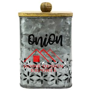 2025 Best Selling Galvanized Storage <b>Sugar</b> <b>Tea</b> <b>Sugar</b> <b>Canister</b> for Kitchen Use - Product Image 2