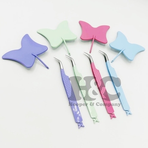 Espejos de extensión de pestañas con forma de mariposa y logotipo personalizado, nuevos espejos cosméticos de acero inoxidable sostenibles, características de personalización - Product Image 2