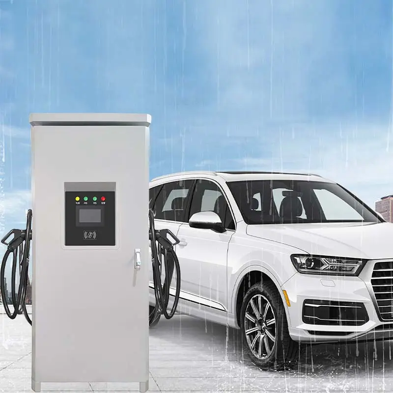 핫 세일 EV 충전소 120Kw DC 고속 플로어 스탠드 EV 충전기 고속 전기 EV 차량용 충전기