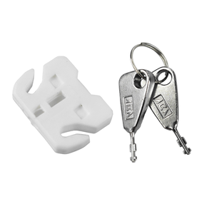 ABA Cable <b>Laptop</b> <b>Lock</b> Anti-Theft USB Port Block Zinc Alloy Chrome Carton Packaging 1000pcs Taiwan Made - Product Image 1