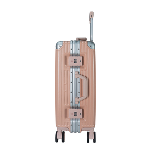 High Quality 2023 Men Women Fashionable PC Hard Shell Zipper <b>Suitcase</b> Aluminum Frame Carry on Luggages - Product Image 6