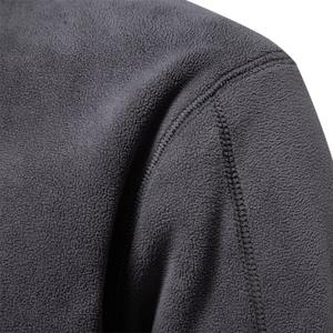 Sweat-shirt en polaire chaud pour homme AIOPESON, qualité supérieure, col zippé, pull épais - Product Image 4