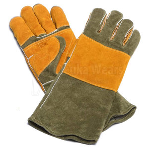 Guantes de Soldadura Multifuncionales de Alta Calidad, Personalizados, de Cuero Resistente, para Construcción y Jardinería - Product Image 1