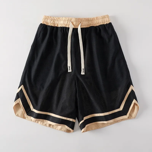 Nouveau Custom Sublimation Esthétique Casual Gym Wear Hommes Summer Sport Polyester Shorts Streetwear Basketball Running Mesh Shorts - Product Image 4