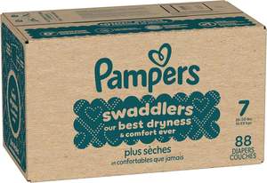 Pañales Pampers Swaddlers, Talla 7 (26-50 lbs), 88 Unidades, Absorbentes, Mantienen al Bebé Seco y Cómodo, Seguros para la Piel, Desechables - Product Image 6