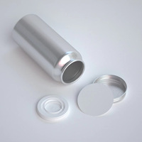 Bouteilles en aluminium de qualité alimentaire de 180 ml, 190 ml, 200 ml pour capsules de compléments alimentaires et vitamines, avec bouchons en plastique filetés – Vente en gros