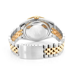 Montre-bracelet de luxe à mouvement à quartz en acier inoxydable, squelette tendance, entièrement sertie de moissanite - Product Image 5