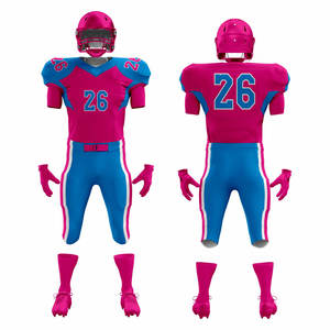 Offre Spéciale Vêtements de Sport Taille Jeune Uniforme Football Américain Nouveau Design Sublimation Impression Numérique Uniforme Football Américain - Product Image 1