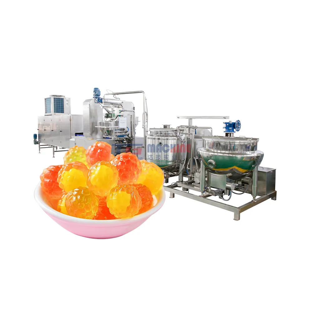 Vertrauens würdige hochwertige Süßigkeiten Ausrüstung Konfekt Maschinen von Gelee Süßigkeiten weiche Gummibärchen