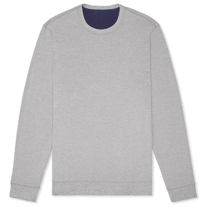 2025-26 Sudadera de cuello redondo para hombre con logotipo personalizado impreso, OEM de alta calidad al por mayor para la temporada de invierno, técnica de teñido liso - Product Image 3