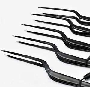 Juego de Pinzas Bipolares de Bayoneta para Irrigación Manual Americana, 5 Piezas, Grado Quirúrgico, Autoclavables, Acero Inoxidable de Alta Calidad - Product Image 3